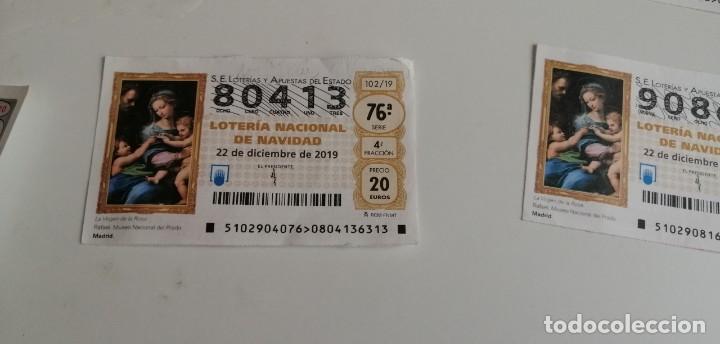 Postales: CD-6489 CUPON S.E LOTERIAS Y APUESTAS DEL ESTADO LOTERIA NACIONAL DE NAVIDAD N&ordm; 80413 22 DIC 19