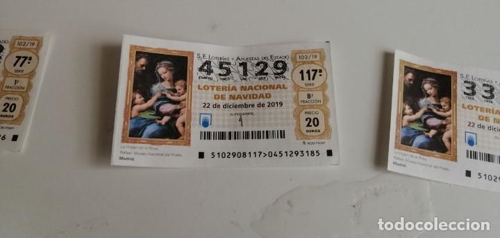 Postales: CD-6489 CUPON S.E LOTERIAS Y APUESTAS DEL ESTADO LOTERIA NACIONAL DE NAVIDAD N&ordm; 45129 DIC 19