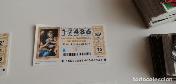 Postales: CD-6489 CUPON S.E LOTERIAS Y APUESTAS DEL ESTADO LOTERIA NACIONAL DE NAVIDAD N&ordm; 17486 DIC 19