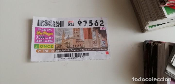 Postales: CD-6489 CUPON LA PAGA LA ONCE SERIE 034 N&ordm; 97562 21 ENERO 20