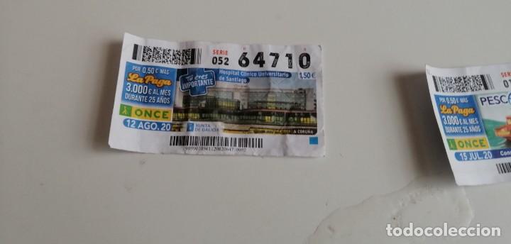Postales: CD-6489 CUPON LA PAGA LA ONCE SERIE 043 N&ordm; 37954 30 AGO. 16