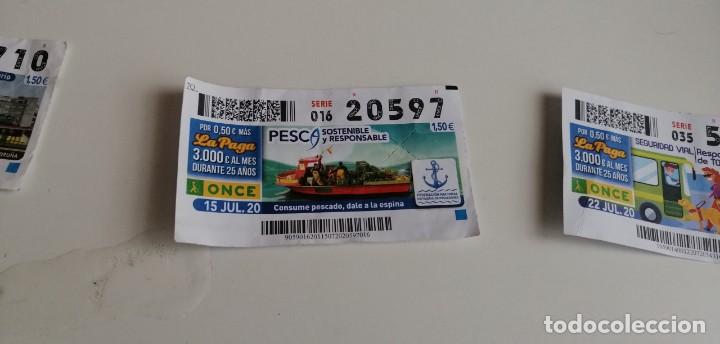 Postales: CD-6489 CUPON LA PAGA LA ONCE SERIE 016 N&ordm; 20597 15 JUL. 20