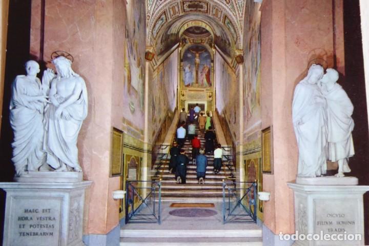 Postales: POSTAL LA ESCALA SANTA, ROMA. NO CIRCULADA - Foto 1
