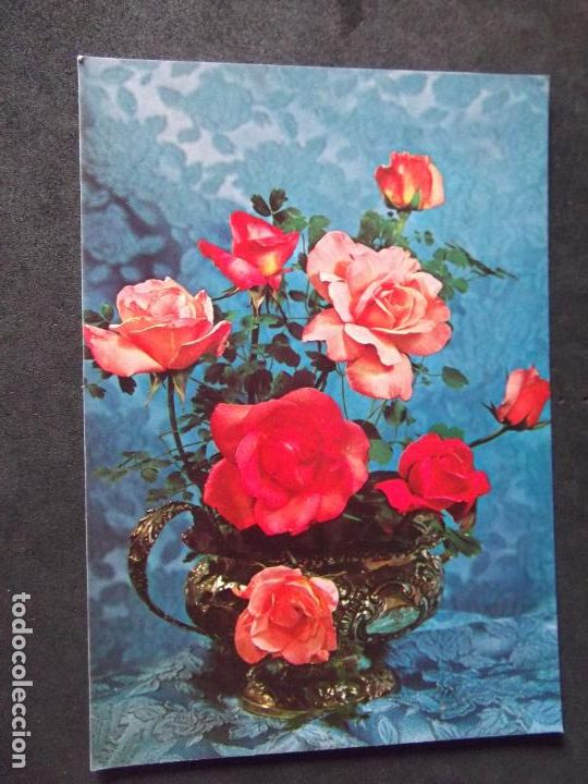 Postales: FLORES-DF1-NO ESCRITA-FLOWERS-FLEURS-FIORI.