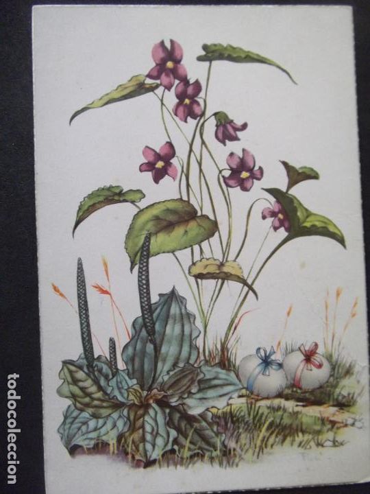 Postales: FLORES-V12B-SXX-NO ESCRITA-14X9mm-FLOWERS-FLEURS-FIORI.