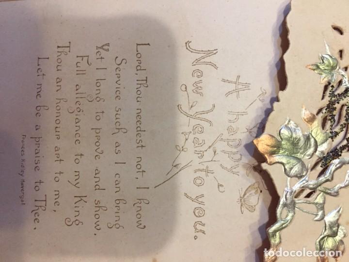 Postcards: FELICITACION de navidad,CHRISTMA ANTIGUO DIBUJO EN RELIEVE TUCK & SONS