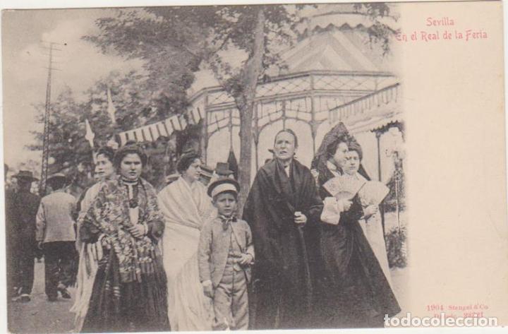 Postcards: Sevilla.- En el Real de la Feria. Stengel & Co. 1904