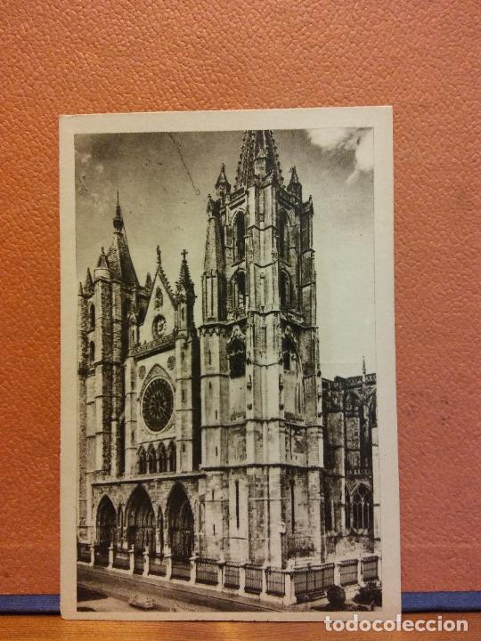 Postales: LE&Oacute;N. CATEDRAL. BONITA POSTAL. SIN USAR - Foto 1