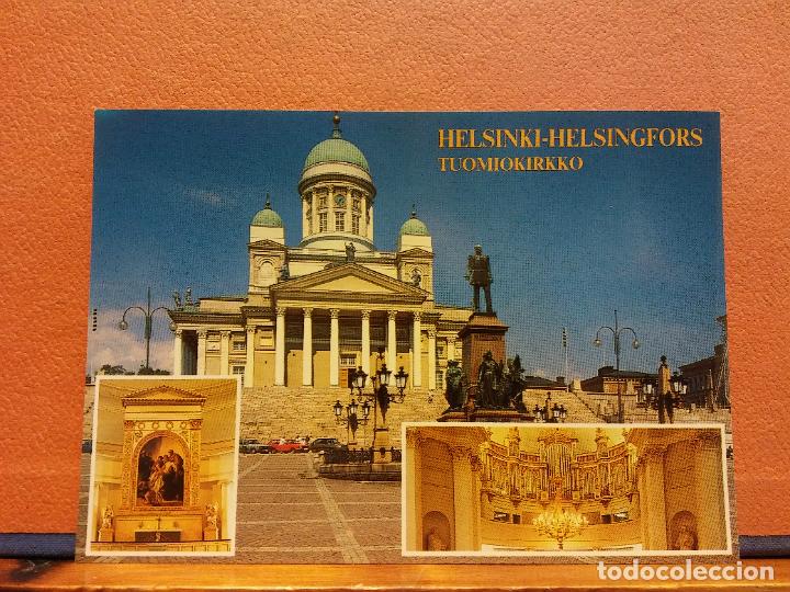 Postkarten: SUOMI- FINLAND. HELSINKI-HELSINGFORS. BONITA POSTAL. SIN USAR