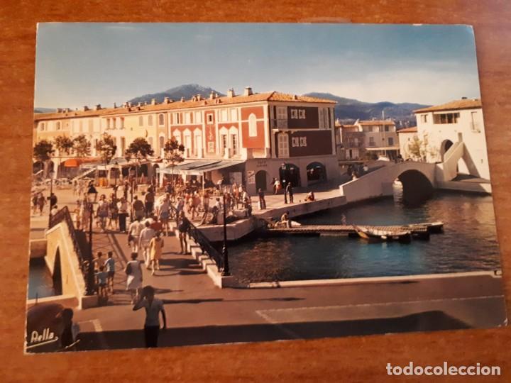 Postales: postal port grimaud