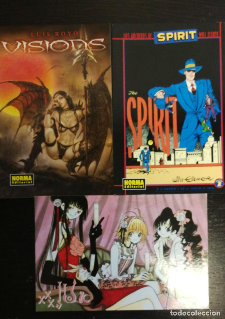 Cartoline: Lote de 3 Postales Norma. The Spirit, Visions, Holic