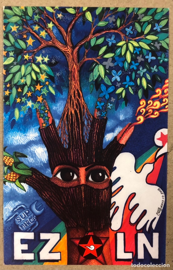 Postcards: TARJETA DEL EZLN (EJ&Eacute;RCITO ZAPATISTA DE LIBERACI&Oacute;N NACIONAL), CHIAPAS (2003).