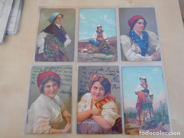 Postales: Lote de 6 postales Stengel & Co. Dresden - Foto 1
