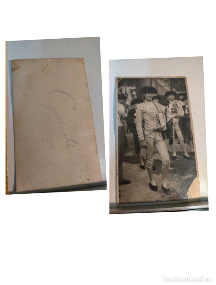 Postkarten: MUY ANTIGUA - TARJETA POSTAL FOTOGRAFICA - SELLO GONSANHI - TOREROS -TAUROMAQUIA FIRMADA