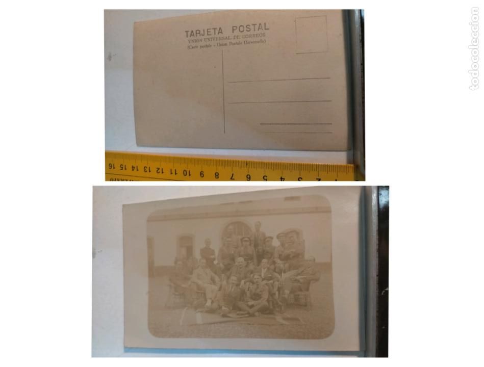 Postcards: MUY ANTIGUA - TARJETA POSTAL FOTOGRAFICA - MILITARES Y SE&Ntilde;ORITOS, CUARTEL