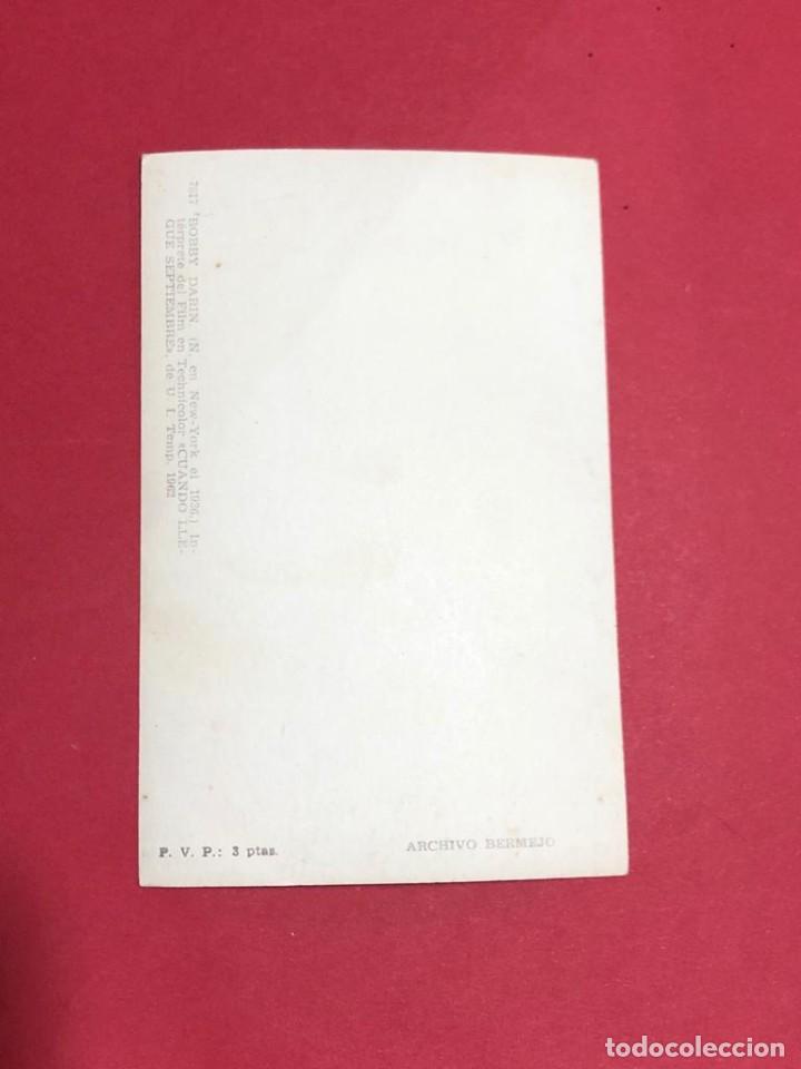 Postales: Postal Bobby Darin - Foto 2