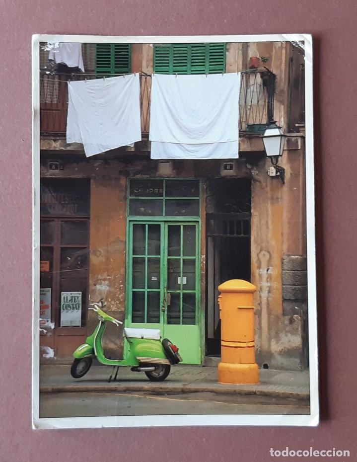 Postkarten: POSTAL 407 MEDITERR&Aacute;NEA. TRIANGLE POSTALS. FOTOGRAF&Iacute;A RICARD PLA BOADA. CIRCULADA 1989.