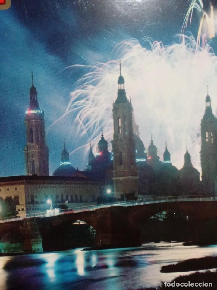 Postales: Zaragoza.Fuegos artificiales. - Foto 2