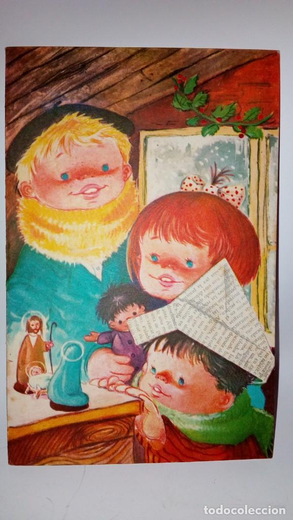 Postales: Postal navide&ntilde;a de ediciones G de 1961