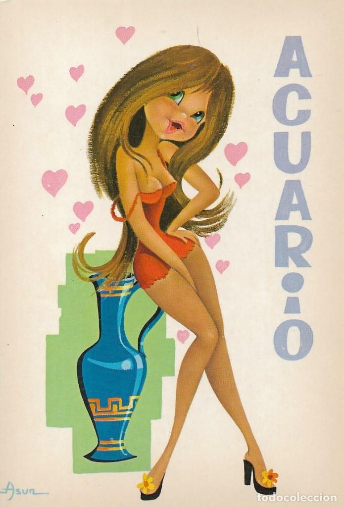 Postales: POSTAL HOROSCOPO &rdquo;ACUARIO&rdquo; - Foto 1