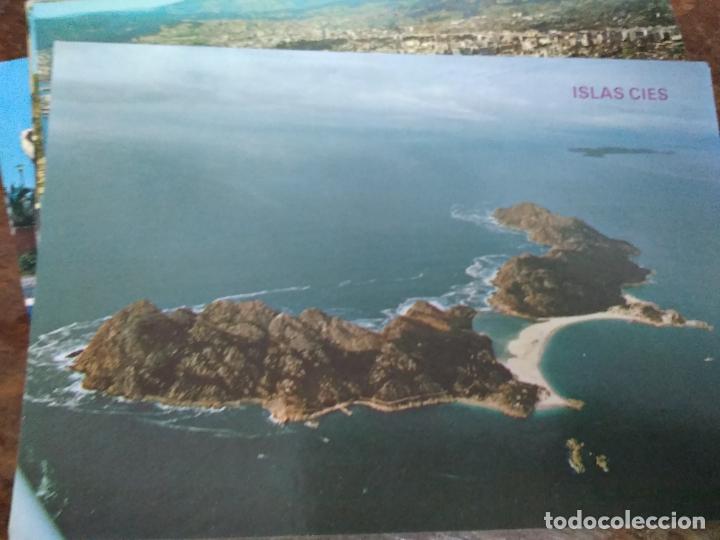 Cartoline: Postal n&ordm; 3341 Islas Cies Ria de Vigo. Vista a&eacute;rea. Postal-499