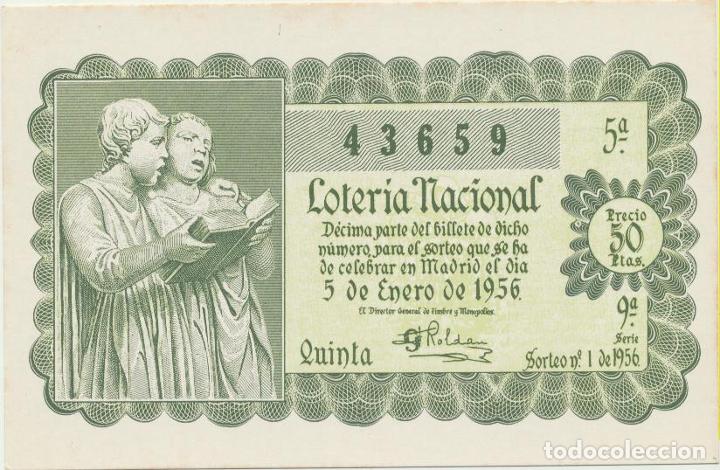 Postcards: Tarjeta Postal. 1&ordm; Premio del 5 enero 1956. F.N.M.T. 1967