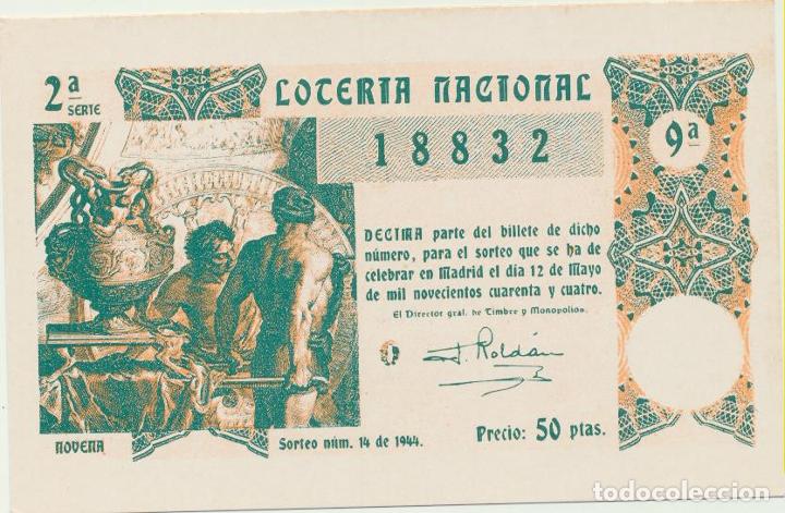 Postcards: Tarjeta Postal del primer Premio de la Loter&iacute;a Nacional del 12 Mayo 1944. F.N.M.T. 1967