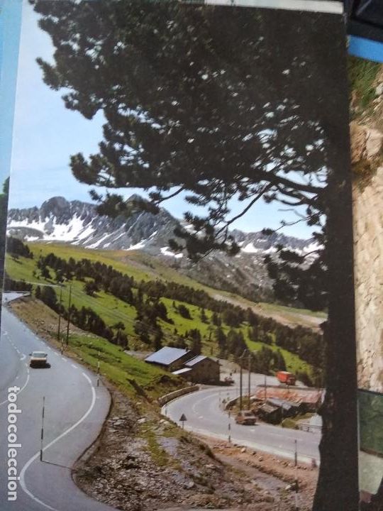 Postcards: Postal n&ordm; 11 Valls d'Andorra. Pujada al Port d'Envalira i Cercle dels Pessons al fonds. Postal-1035