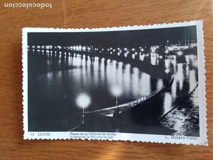 Postales: Gij&oacute;n. Paseo de la Victoria - Foto 1
