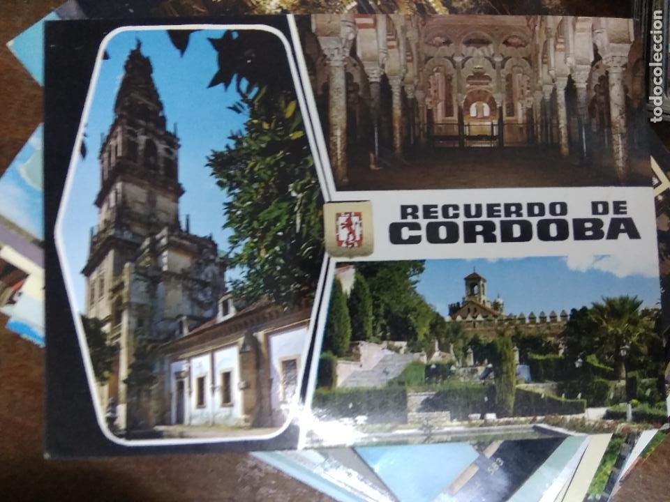 Postcards: Postal n&ordm; 808 Cordoba, Torre de la Catedral, laberinto de Columnas y Mihrad al fondo. Postal-A271