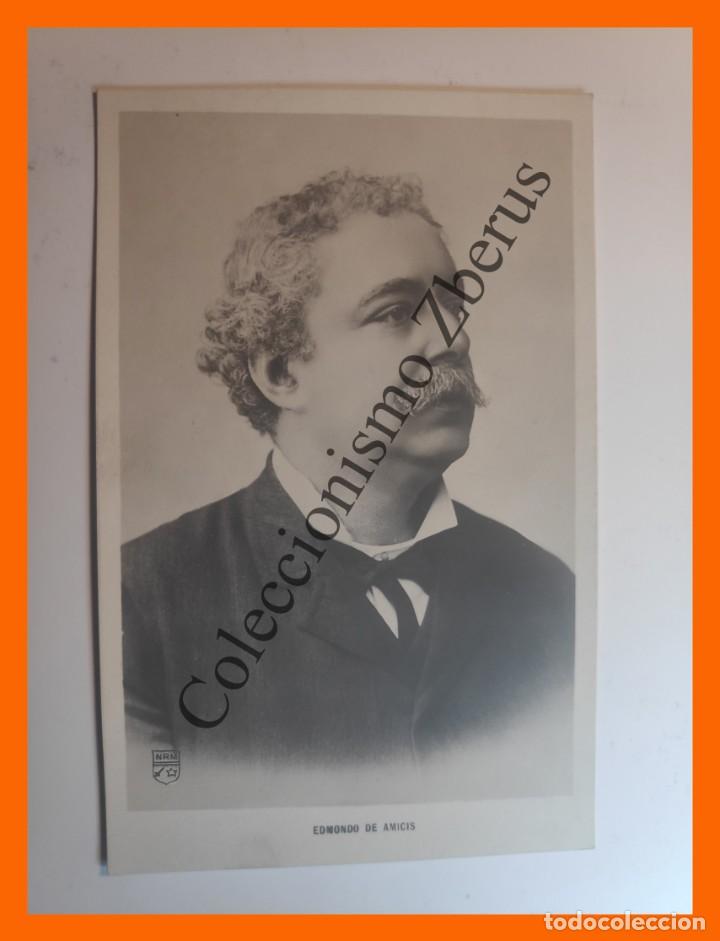 Postales: Tarjeta Postal de Personajes - Edmondo de Amicis - Foto 1