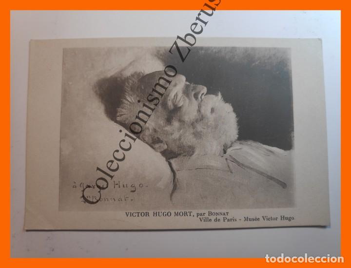 Postales: Tarjeta Postal de Personajes - Victor Hugo muerto