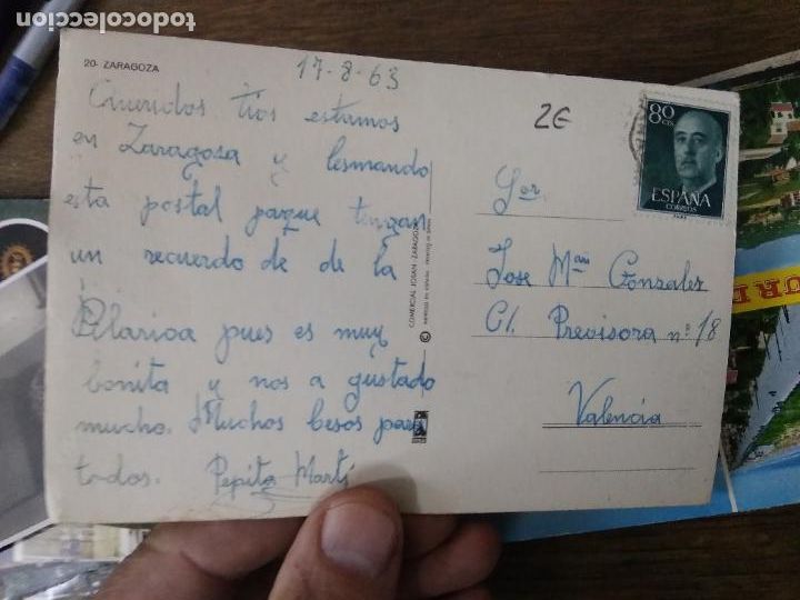 Postales: Postal n&ordm; 20 Zaragoza. Postal-1651 - Foto 2