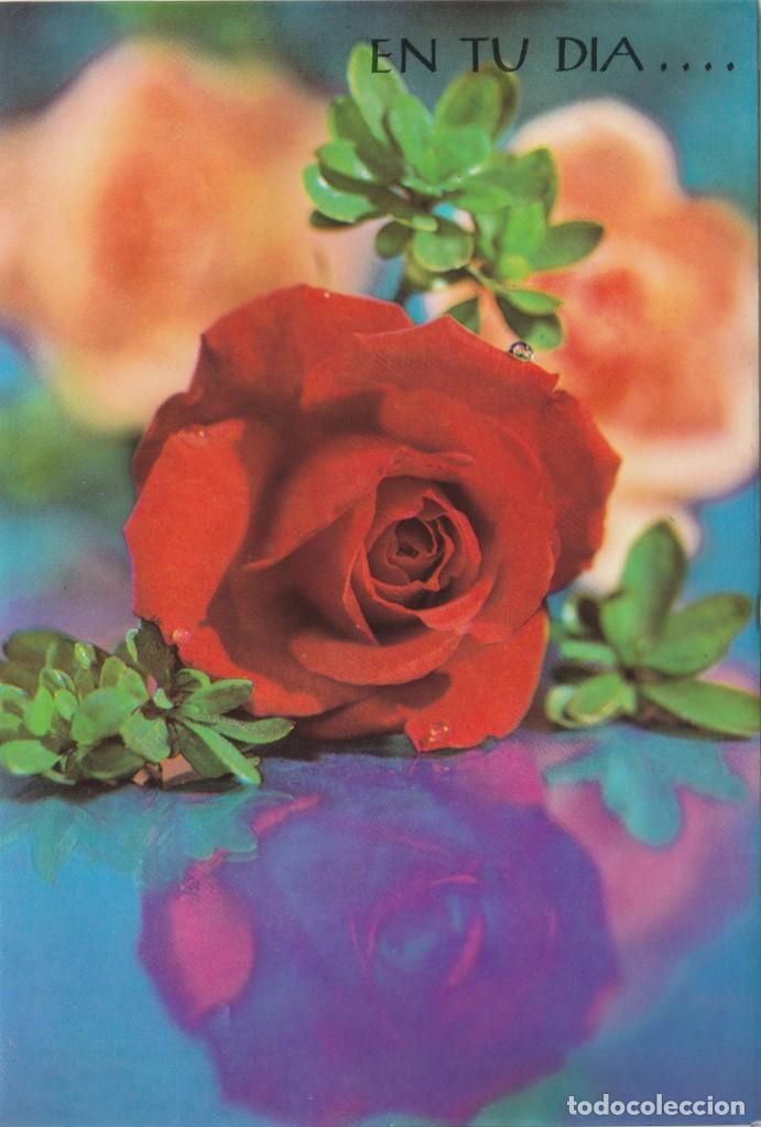 Cartes Postales: POSTAL - DIPTICO - ROSAS - IMPRESO SOBRE CELOFAN - FASCINATING MEMORIES -E BEASCOA VER FOTO INTERIOR