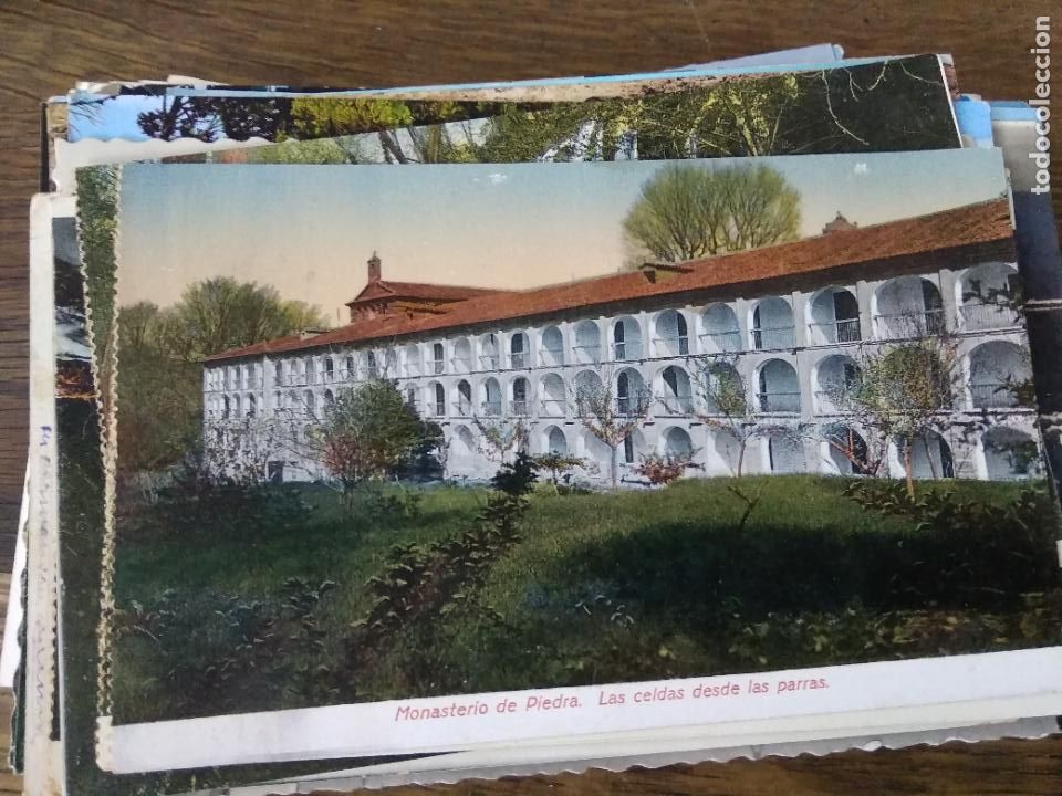 Postales: Postal Monasterio de Piedra (Arag&oacute;n) Las celdas desde las parras. Postal-2035