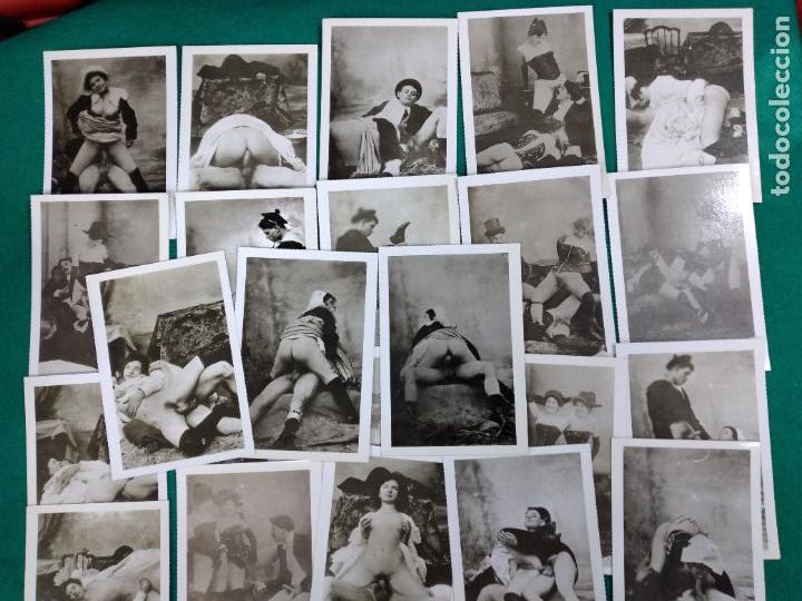 Cartoline: 23 REPRODUCCIONES DE FOTOGRAFIAS EROTICAS ANTIGUAS.