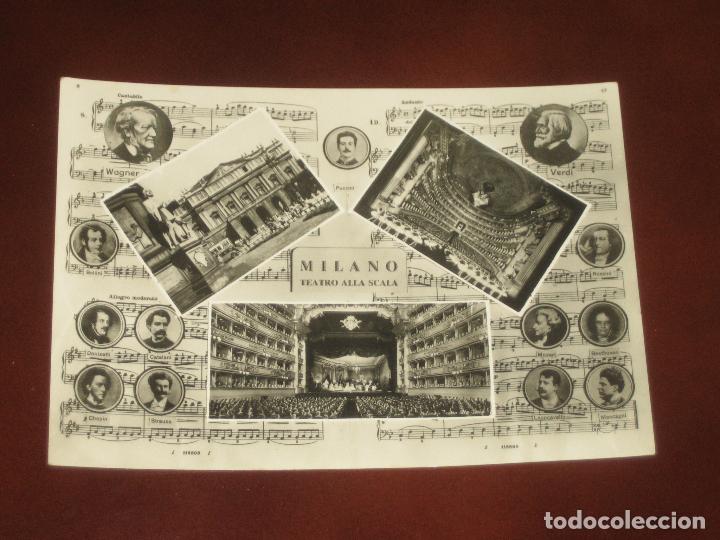 Postales: MILANO - TEATRO SCALA - 1959 - CIRCULADA - Foto 1