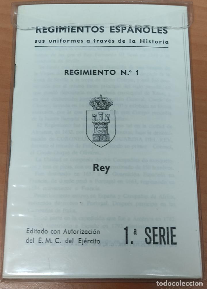 Postales: coleccion postales REGIMIENTO N&ordm;1 DEL REY - Foto 1