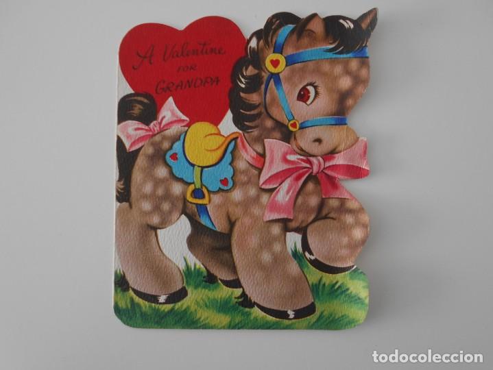 Postkarten: A VALENTINE FOR GRANDPA. POSTAL MADE IN U.S.A