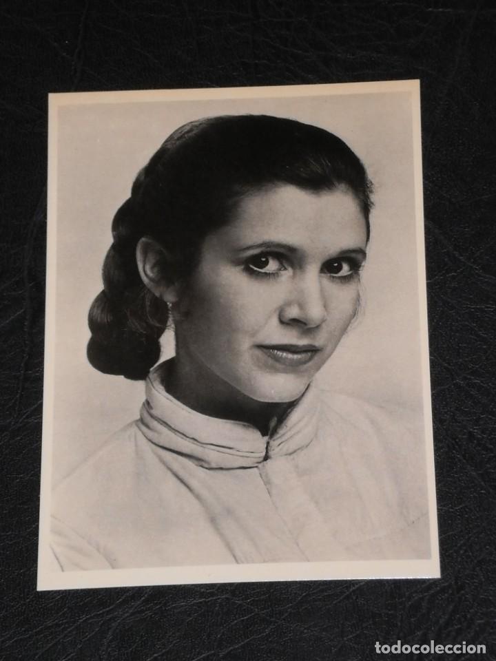 Postales: POSTAL TIPO FOTOGRAFIA BLANCO Y NEGRO&ndash; STAR WARS &ndash; RETERN OF THE JEDI - PRINCESS LEIA