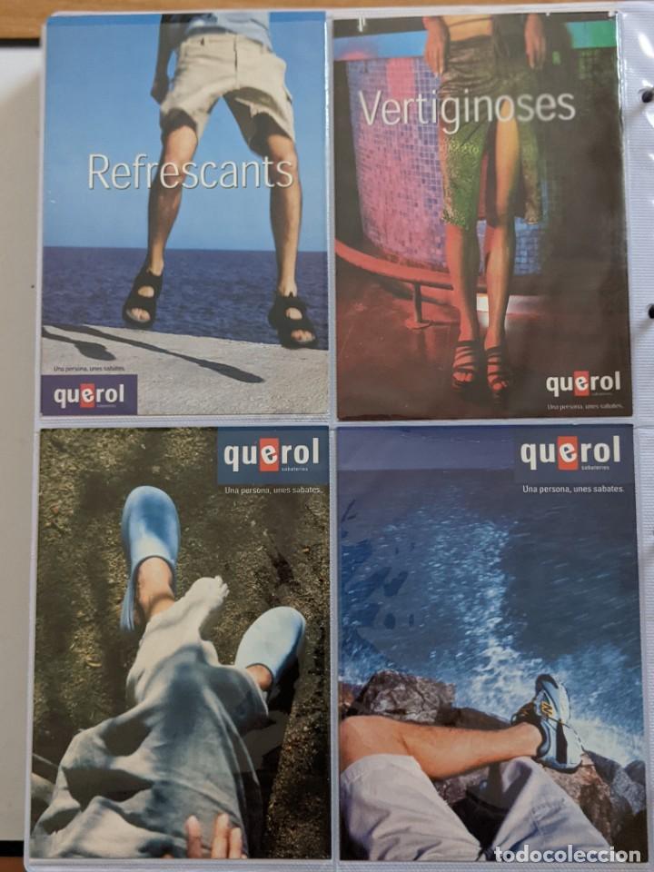 Postales: LOTE 4 POSTALES PUBLICITARIAS CALZADOS QUEROL