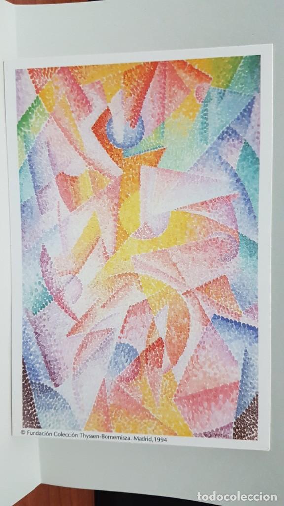 Postales: ANTIGUA POSTAL MUSEO THYSSEN. GINO SEVERINI. EXPANSI&Oacute;N DE LA LUZ. 1994 - Foto 1