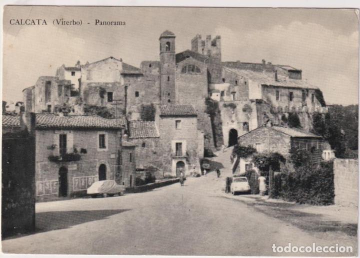 Postcards: Calcata (Viterbo). panorama. Franqueada y fechada en 1967. Destino Espa&ntilde;a