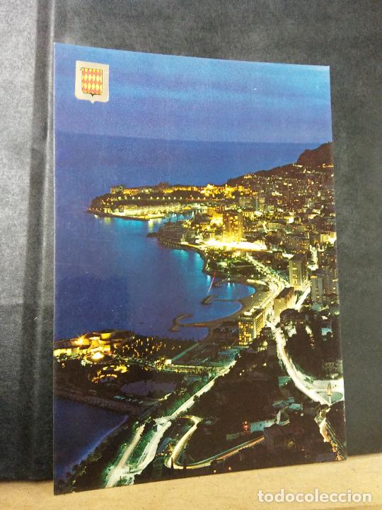 Cartes Postales: PRINCIPAUT&Eacute; DE MONACO. VUE PANOR&Aacute;MICA DE NUIT. BONITA POSTAL. NO CIRCULADA
