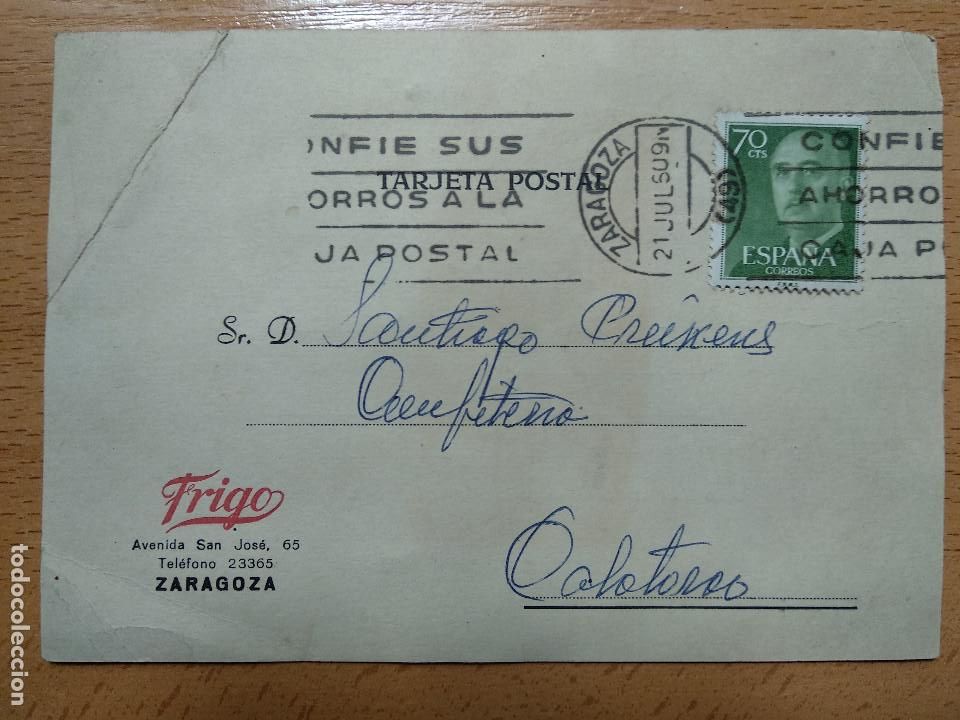 Postales: FRIGO S.A. ZARAGOZA. - Foto 1