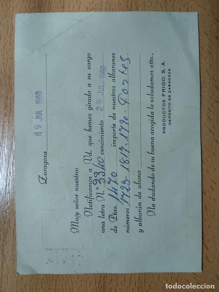 Postales: FRIGO S.A. ZARAGOZA. - Foto 2