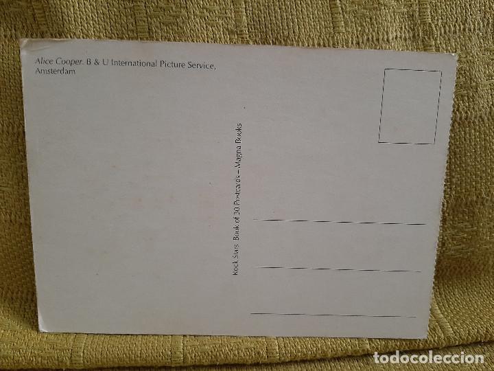Postales: ALICE COOPER,POSTAL ORIGINAL 10,5 X 15 CM. - Foto 2