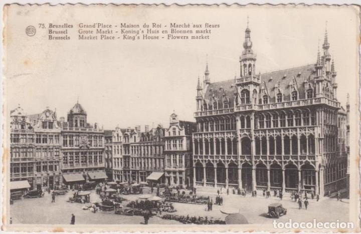 Postales: Bruselas. Gran Plaza. A&ntilde;os 20 - Foto 1