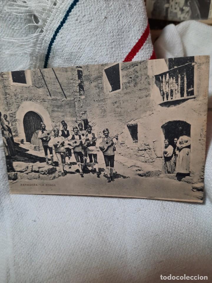 Postales: Antigua postal de Zaragoza. Tipos y costumbres. - Foto 1