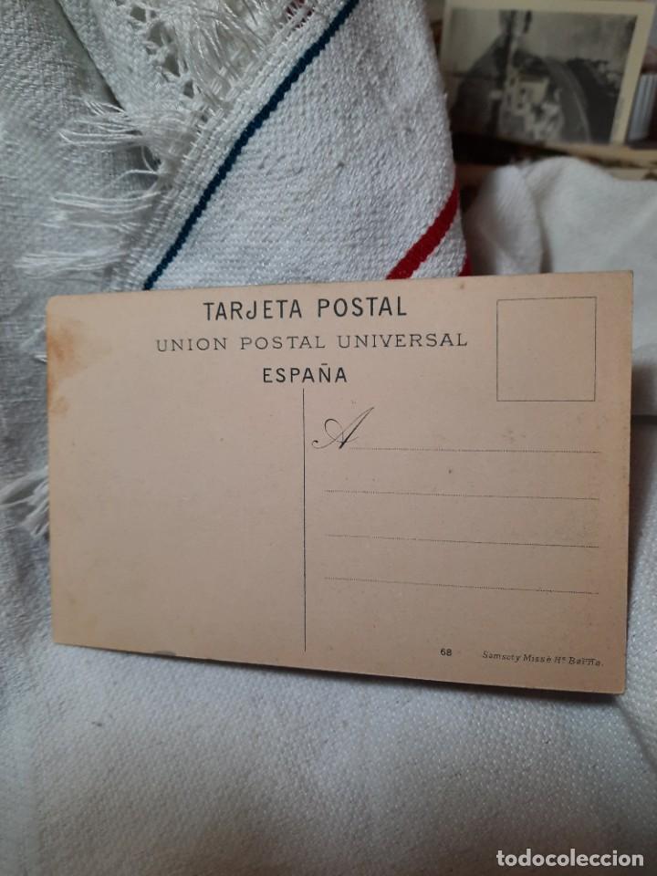 Postales: Antigua postal de Zaragoza. Tipos y costumbres. - Foto 2
